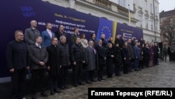 Учасники неформального засідання Ради Європейського Союзу з загальних питань у Львові, 11 грудня 2025 року 