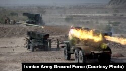 رزمایش نیروهای سپاه پاسداران انقلاب اسلامی ایران 