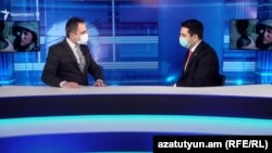 ԱԺ փոխնախագահ Ալեն Սիմոնյանը հարցազրույց է տալիս «Ազատությանը», 16-ը հոկտեմբերի, 2020թ.