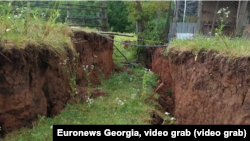 Оползень в Харагаульском муниципалитете, июль 2025 года 