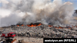 Հրդեհը Նուբարաշենի աղբավայրում, 10-ը հոկտեմբերի, 2025թ.