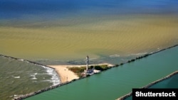 Маяк Суліна у дельті Дунаю. Румунія