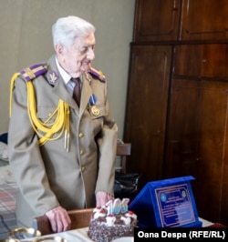 Colonel Ion Măntescu World War II veteran, 103 years old in November 2025, participant at Stalingrad Battle. 