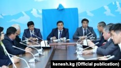 Бишкектеги жолугушуу. 11-апрель, 2018-жыл. Жогорку Кеңеш.