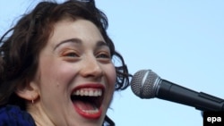 Regina Spektor performs at the Austin City Limits music festival in 2007.