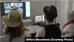 Илустрација - Дел од членовите на македонското жири во онлајн дискусија