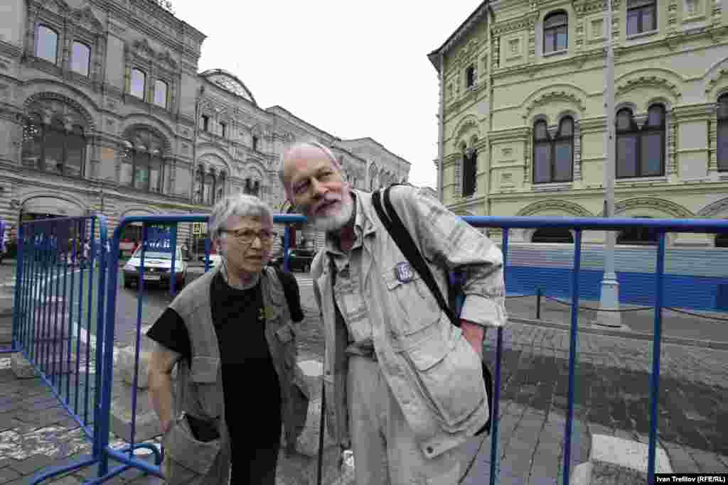 Москва, Красна площа. 25 серпня 2013 року. Наталя Горбаневська, учасниця акції протесту в серпні 1968 року