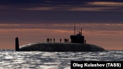 Submarinul cu rachete nucleare Knyaz Oleg a fost lansat în Marea Albă la sfârșitul lunii mai.