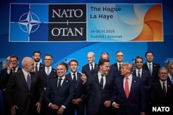 Генсекретар НАТО Марк Рютте та глави держав та урядів НАТО на саміті в Гаазі, Нідерланди, 25 червня 2025 року