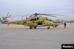 An Mi-35 attack helicopter