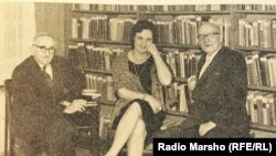 Эльбрус Хадарцев, супруга А.Авторханова и Алихан Кантамир