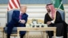 ډانلډ ټرمپ د مې پر ۱۳مه په رياض کې له محمد بن سلمان سره ملاقات وکړ.