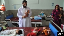 یک شفاخانه بیماران کودک سوء تغذی در شهر جلال آباد