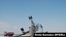 Кыйраган Ту-134 учагы. Ош аба майданы, 29-декабрь.