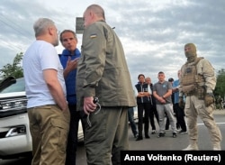 Голова МАГАТЕ Рафаель Ґроссі після повернення із Запорізької АЕС. 1 вересня 2022 рік