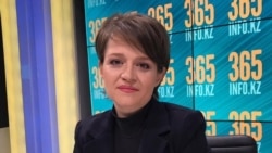 Жительница Алматы Александра Сенцова.