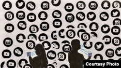 Едно од изложените дела од проектот „Сајберкултура“