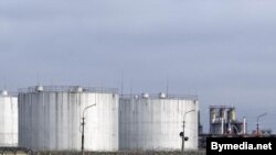 An oil refinery in Navapolatsk, Belarus