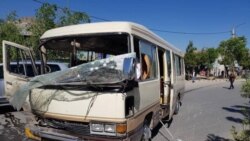 انفجار ناشی از ماین مقناطیسی جاسازی شده در یک موتر کاستر 