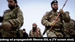 Militanti sa Balkana u jednom od propagandnih filmova IDIL-a
