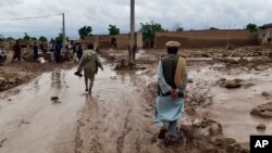 تخریبات ناشی از سیلاب ها در ولایت بغلان 