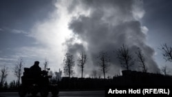 Zagađenje iz termoelektrane na ugalj u Obiliću na Kosovu, 29. novembar 2024. 