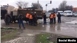 Бузулган жолдор. Сокулук району.