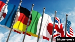 بیرق های کشورهای گروه۷