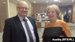 Леонид Московин һәм галимә Людмила Дудова