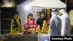 Кыргызская юрта в Дубае