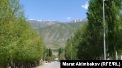 Чоң-Алай районундагы Карамык айылы. 