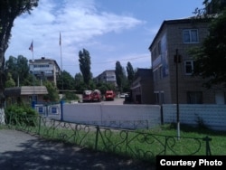 Фото автора: частина «МНС» в Торезі під час «тривоги»