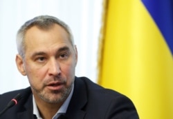 Outgoing Ukrainian Prosecutor-General Ruslan Ryaboshapka (file photo)