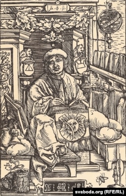 Арыгінальны партрэт першадрукара. 1517 год.