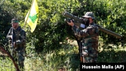 جنگجویان حزب الله در لبنان