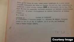 Fila ultimă a emisiunii „Povestea Vorbei” de Virgil Ierunca (Hoover Archives/Foto: prof. Sergiu Musteață)