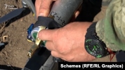 Граната на видео Росгвардии