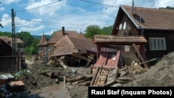 Satul Ocoliș din județul Alba, 15 iulie 2021.