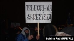 Protest anticoruoție și antiguvernamental, Piața Victoriei, București, 11 februarie 2017