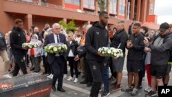  تجمع طرفداران تیم فوتبال لیورپول انگلستان