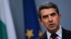 Președintele Rosen Plevneliev la o conferință de presă la Sofia