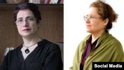 Nasrin Sotoudeh și Sedigheh Vasmaghi (colaj foto)