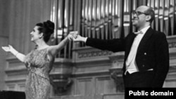 Мсціслаў Растраповіч і Галіна Вішнеўская