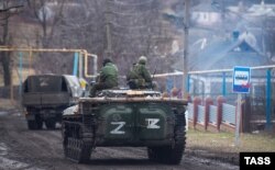 Российские военные на территории Украины