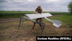 Підготовка до польоту українського безпілотника