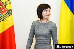 Мая Санду під час візиту до України у 11 липні 2019 року – тоді ще як прем’єр-міністерка Молдови