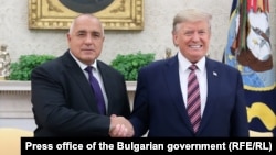 Премиерът Бойко Борисов и американският президент Доналд Тръмп в Белия дом