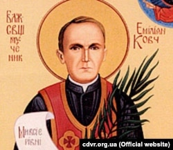 Зображення священика УГКЦ Еміліана Ковча
