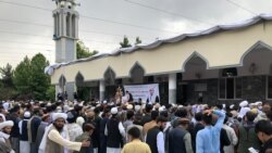 مراسم تشییع جنازه مولوی عزیزالله مفلح خطیب مسجد جامع شیرشاه سوری.