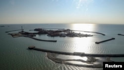 Azerbaijan and Turkmenistan disputed three fields in the middle of the Caspian Sea. (file photo)